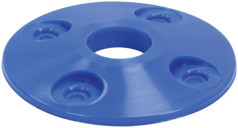 Allstar Performance Replacement Hood Pin Scuff Plates ALL18433 Plates, Plastic, Blue, Set of 4