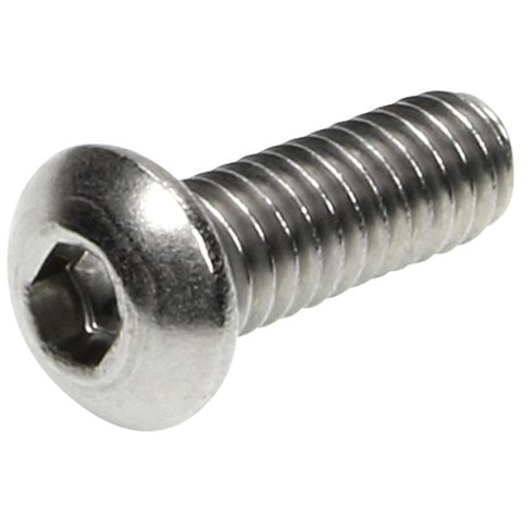 Allstar Performance Button Head Bolts ALL16925 Bolt, Head, Stainless Steel, Natural, 1/4 in.-20 Thread, 0.750 in. Underhead Length, Set of 25