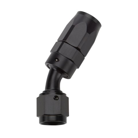 Allstar Performance Hose Ends ALL49324 Fitting, End, 30 Degree, -10 AN to -10 AN Female, Aluminum, Black, Each