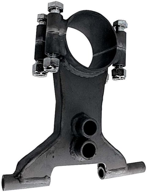 Allstar Performance Clamp-On Trailing Arm Brackets ALL60136 Bracket, Steel, Natural, Clamp-On, Universal, Each