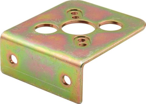 Allstar Performance Quick-Turn Fastener Mounting Brackets ALL19394 Quick Fasteners, Weld Plate, Brackets, Steel, Set of 10