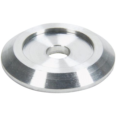 Allstar Performance Countersunk Washers ALL18840 Washers, Countersunk, Aluminum, Clear Anodized, I.D. Chamfer, 0.250 in. I.D., 1.25 in. O.D., Set of 10