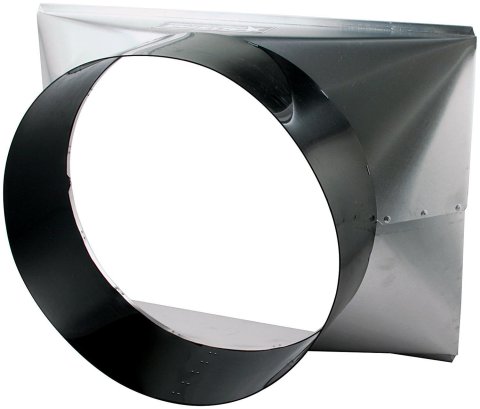 Allstar Performance Fan Shrouds ALL30112 Shroud, Aluminum/Plastic, Natural, 15 in. Maximum Diameter, 19 in.Wide Radiator, Each