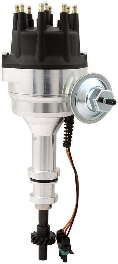 Allstar Performance Ready-to-Run Distributors ALL81244 Distributor, Male HEI, Magnetic Pickup, Mechanical Advance, Vacuum Advance, Black Cap, Ford, Each