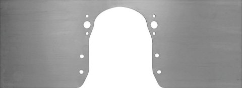 Allstar Performance Front Motor Plates ALL38124 Plate, Front-mount, Aluminum, Natural, Chevy, Big Block, Each