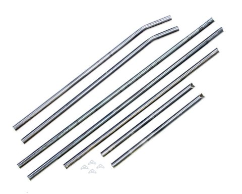 Allstar Performance 8-Point Roll Bar Kits ALL99619 Bars and Cages, Upgrade Kit, Steel, Natural, 6-Point, Drage Race, Kit