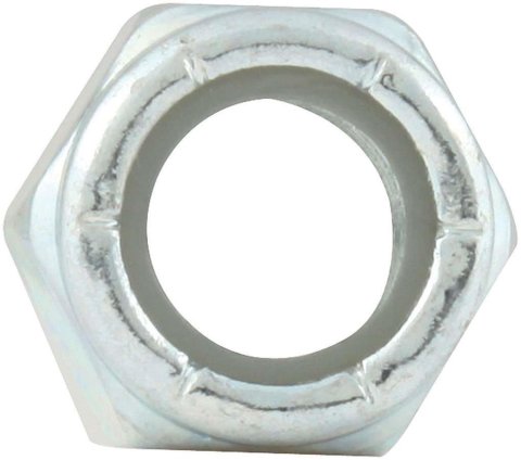 Allstar Performance Nylon Locking Hex Nuts ALL16062-10 Nuts, 3/8-24 in Threads, with Insert, Set of 10