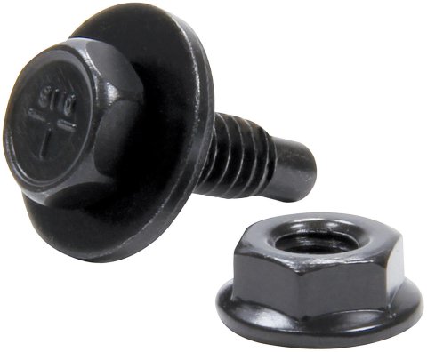 Allstar Performance Body Bolt Kits ALL18553-50 Bolts, Mount Type, Steel, Black Oxide, 1/4 in.-20 Thread, 3/4 in. UHL, Set of 50