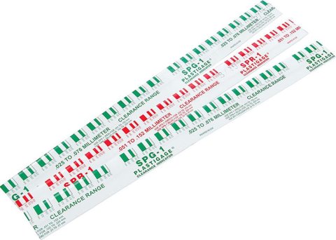 Allstar Performance Plastigage Kits ALL96475 Plastigage, Kits, 0.001 in. Minimum Clearance, 0.006 in. Maximum Clearance, 12 in. Individual Piece Length, Kit