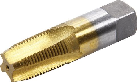 Allstar Performance Taps ALL11058 Taps, Steel, Gold Finish, 3/8-18 NPT Tap Thread, Each