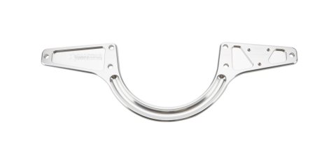 Allstar Performance Aluminum Sprint Car Motor Plates ALL38118 Plate, Car, Front-mount, Aluminum, Natural, 0.375 in. Thick, Chevy, Small Block, Each