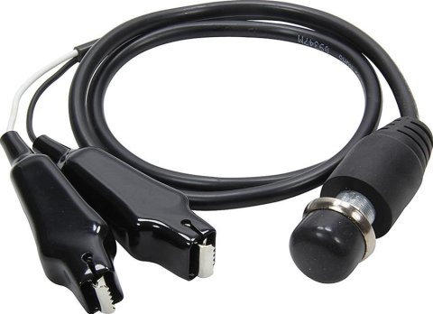 Allstar Performance Remote Starter Buttons ALL76206 Buttons, Push Button Switch, 60 in. Long Lead, Gator Style Clamps, Insulated, Black, Each