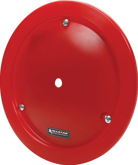 Allstar Performance Universal Wheel Covers ALL44232 Covers, Plain, 15 in. Wheel, Plastic, Red, Each