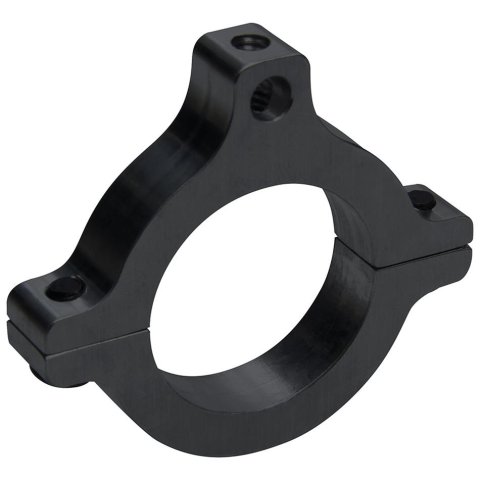 Allstar Performance Aluminum Accessory Clamps ALL10488 Clamp, Round Roll Bar Clamp, Aluminum, Black, 1.500 in. Tube Diameter, 1/4-20 in. Threaded Mount, 1/4 in Through Hole, Each