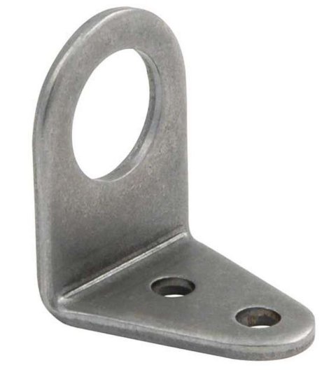 Allstar Performance Chassis Tabs ALL60029 Mounting Tabs, Brake Line Adapter, Mild Steel, Bolt-On, Pair