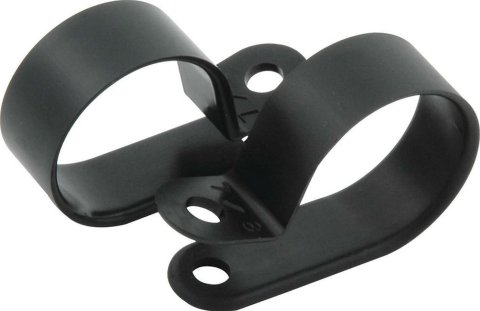 Allstar Performance Nylon Line Clamps ALL18315 Hose Mounting Clamps, Nylon, One 3/4 in. Diameter Hole, Set of 10
