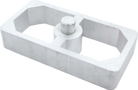 Allstar Performance Lowering Blocks ALL56130 Block, Aluminum, 1 in. Drop, Rear, 2.50 in. Wide, Universal, Each