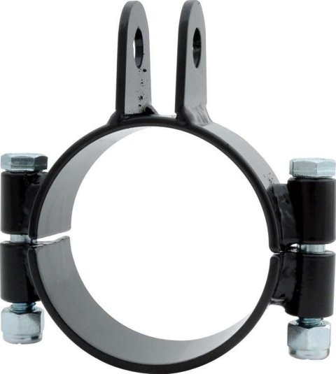 Allstar Performance Axle Tube Brackets ALL68322 Housing Braces, Parallel Mount, Steel, Black, Each