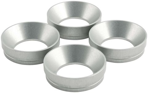 Allstar Performance Carburetor Restrictor Plate Inserts ALL26179 Inserts, Aluminum, 1.050 in. Inside Diameter, 0.500 in. tall, Set of 4