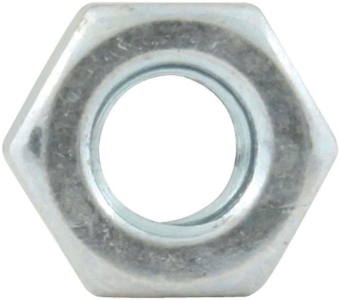 Allstar Performance Standard Hex Nuts ALL16050-10 Nuts, Hex, Steel, Zinc Plated, 1/4-28 in. Fine Thread, Set of 10