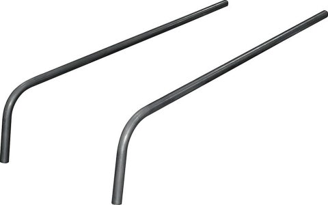 Allstar Performance 12 pt. Strut Bars ALL22642 Roll Bar Components, Bracing Bars, 65.00 in. Length, 14.00 in. Leg, 1.625 in. Diameter, 0.134 in. Thick, Mild Steel, Natural, Pair