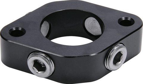 Allstar Performance Water Neck Spacers ALL30375 Spacer, Billet Aluminum, Black Anodized, 1.00 in. Thick, Chevy V8, Each