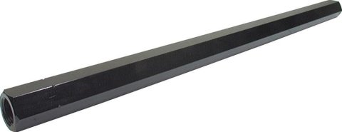Allstar Performance Aluminum Suspension Tubes ALL56705 Threaded Tube, Tube, Hex, 3/4-16 in. Thread, Aluminum, Black Anodized, 5.0 in. Length, Each