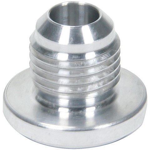 Allstar Performance Weld-On Bungs ALL50760 Fitting, Bung, Weld-In, Male Threads, Aluminum, -4 AN, Each