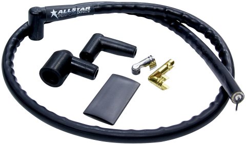 Allstar Performance Ignition Coil Wires ALL81381 Wires, Wires, 36 in. Length, Black, Male/HEI and Female Socket Plug Ends, Sold as a Kit