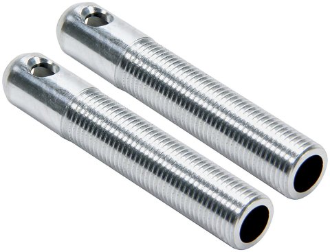 Allstar Performance Replacement Hood Pins ALL18494 Pin Components, Pins, Aluminum, Silver, 0.50 in. Diameter, Pair