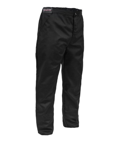 Allstar Performance Single-Layer Driving Pants ALL931212 Pants, SFI 3.2A/1, Single Layer, Pyrovatex, Black, Men's Medium, Each