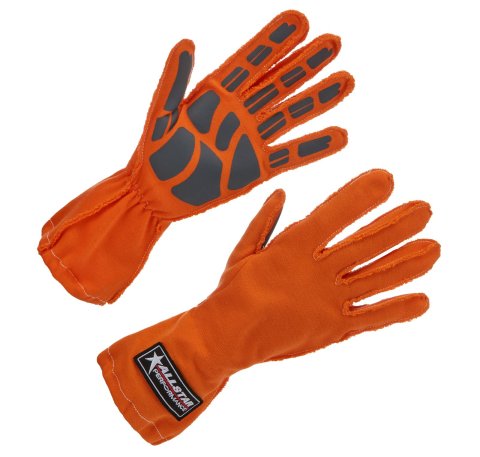 Allstar Performance Driving Gloves ALL913041 Non-SFI Outseam S/L SM Orange