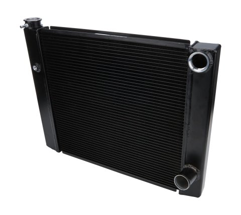 Allstar Performance Radiators ALL30343 Radiator 19" x 24" Dual Pass Lightweight Single Row Black