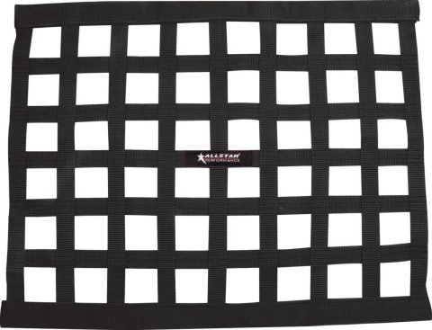 Allstar Performance Window Nets and Guards ALL10284 Net Ribbon Style 18"x24" Black Non-SFI