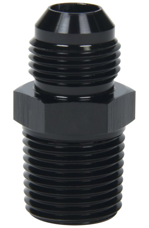 Allstar Performance Fittings and Adapters ALL49505-10 Aluminum Fitting, AN To NPT Straight -4 x 1/8in, Black, 10pk