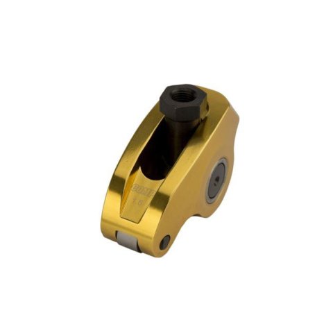 COMP Cams Ultra Gold Aluminum Rocker Arms 19018-1 Arms, Gold, Full Roller, 1.6 Ratio, Aluminum, Narrow Body, 3/8 in. Stud, Chevy, Each