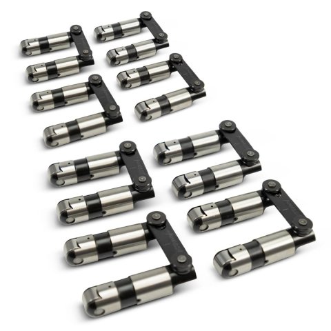 COMP Cams Evolution Series Hydraulic Roller Lifters 85301-16 Lifters, Lifters, Retrofit, 0.842 in. O.D., 2.475 in. Lifter Seat Height, Chevrolet, Small Block, Set of 16