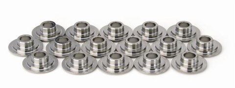 COMP Cams Titanium Valve Spring Retainers 716-12 Retainers, Conical, Dual, Titanium, 7 degree, 1.442 in. O.D., 0.344 in. Stem Diameter, Set of 12