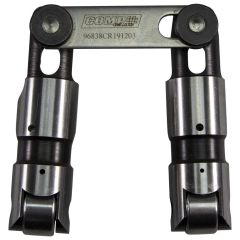 COMP Cams Sportsman Solid Roller Lifters 967879-16 Lifter, Sportsman, Mechanical Roller, Vertical Link, Offset, 0.875 in. Diameter, w/ Bearing, Seat Height 2.020 in., SVO, Yates Heads, Ford, Set of 16