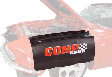 COMP Cams Fender Covers C603 Cover, Comp Logo, 34 in. Length x 24 in. Width, Black Vinyl/Foam, Each
