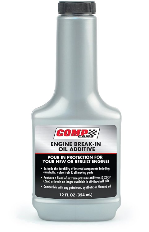 COMP Cams Engine Break-In Oil Additive 159 Motor Additive, ZDDP, Break-In, 12 oz., Each