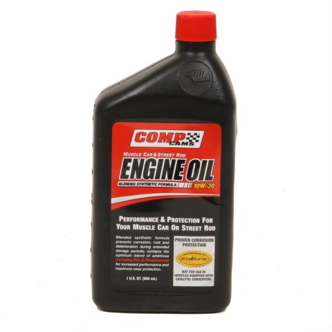 15w50 COMP Cams Muscle Car and Street Rod Engine Oil 1595CPG Oil, Car, Rod, Semi-Synthetic, 15W50, Quart, Each