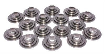 COMP Cams Tool Steel Valve Spring Retainers 1738-16 Retainers, Conical, Dual, Steel, 7 degree, 1.442 in. Outer O.D., 0.344 in. Stem Diameter, Set of 16