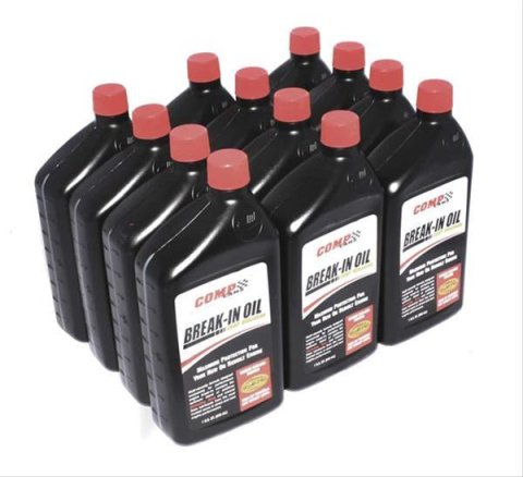 15w50 COMP Cams Engine Break-In Oil 1591-12 Oil, Break-In, Mineral, 15W50, Quart, Set of 12