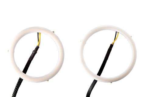 Diode Dynamics HD Halo Kits for 2003-2008 TIBURON - DD2156 Kit, LED, Headlight, Amber, Universal, 80/100mm Diameter, 2 Sets