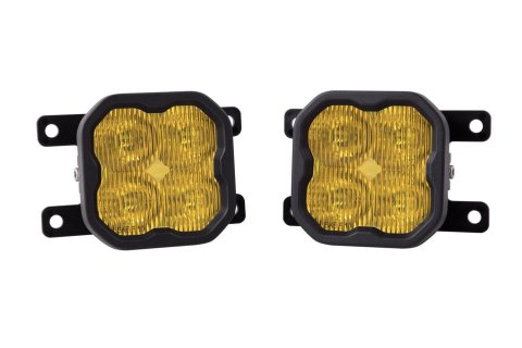 Diode Dynamics Light Bars, Pods and Fog Lights DD6344 Worklight, Worklight SS3 Sport Type AS Kit Yellow SAE