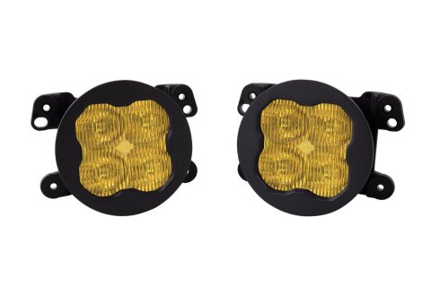 Diode Dynamics SS3 Pro LED Fog Light Kits DD6199 Lights, LED, Pro, SAE Fog, Type M, Yellow Lens, 36 Watts, White Bulb Color, 3000K, 2,700 lm, No Backlight, Kit