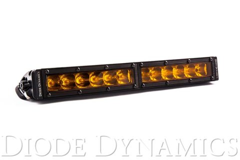 Diode Dynamics Stage Series 1,600 Lumens 12 Inch Light Bar DD5037S LED Single Row Straight Amber Driving Each