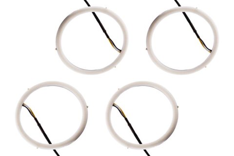 Diode Dynamics HD Halo Kits for 2008-2014 CHALLENGER - DD2161 Kit, LED, Headlight, Amber, Universal, 110mm Diameter, Set of 4