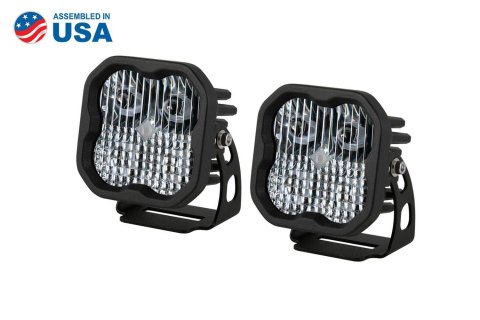 Diode Dynamics Light Bars, Pods and Fog Lights DD6479P LED Light, SS3 LED Pod Sport White Combo Standard (pair)